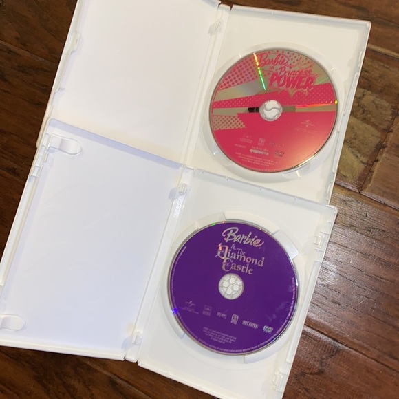 Barbie DVD’s set of 2 Barbie movies Princess Power & The Diamond Castle 1hr 15m‌ - Picture 4 of 10